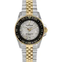 Jacques Lemans Armbanduhr Date Liverpool Diver Silver/Gold