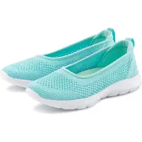 LASCANA Sneaker Ballerinas Halbschuh, Slip-On-Sneaker, mint Größe 35