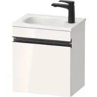 Duravit Waschtischunterschrank wandhängend Sivida 40x44x29,5cm, Tür, li, we. hgl, Gr. sw