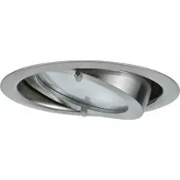 Paulmann Möbel Einbauleuchten Set Dress schwenkbar 3x20W 60VA 230/12V G4 70mm Eisen gebürstet/Alu