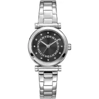 DKNY Damenuhr Quarzuhr silber / schwarz onesize Damen 28 DK1L090M0055