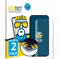 BROTECT Fullscreen für Motorola Moto G67 Schutzfolie Displayschutz Folie Klar Transparent