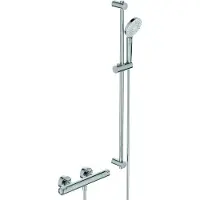 Ideal standard Brausekombination mit Brausethermostat Ceratherm T50 Aufputz A7218AA Chrom