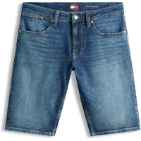 Tommy Hilfiger Ronnie Shorts Denim Dark Größe: W36 | Kurze Sporthosen Outlet | Herren | Blau