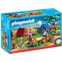 Playmobil Summer Fun Zeltlager mit LED-Lagerfeuer, Aktion/Abenteuer, 4 Jahr(e), Mehrfarbig, Kunststoff