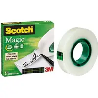 Scotch Magic, Transparent, Bündelung, Abdeckung, Kennzeichnung, Verpackung, CE, 33 m, 12 mm