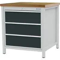 Bedrunka & hirth Kastenwerkbank Breite 810 mm R 24-24 3x Schublade BxTxH 810x750x859 mm -