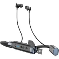 Hoco - Bluetooth Earphones (ES62) - for Sport, Support BT, TF card - Black