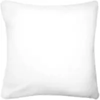 PAD Dekokissen "Gazelle", weiß, unifarben, B:50cm H:2cm L:50cm, Polyester, Dekokissen_Sitzkissen_Kissenhüllen, Dekokissen, Kunstfell