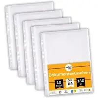 Perfect Line Dokumententasche 205, A4, transparent, für 150 Blatt, abheftbar, 10 Stück