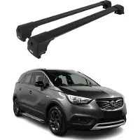Omac 5244916B Dachreling Dachträger Aluminium 75 kg Max für OPEL Crossland X (P17)