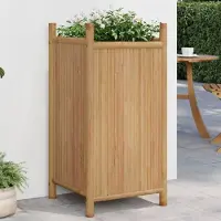 vidaXL Möbel Pflanzkübel 40x40x80 cm Bambus - Beete 366466