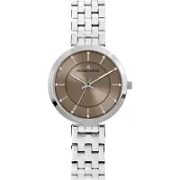 Jacques Lemans Armbanduhr Milano Silver Brown