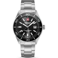 Swiss Military Hanowa Herrenuhr Quarzuhr silber / schwarz onesize Herren 43 mm SMWGH0004903, SMWGH0004904, SMWGH0004905