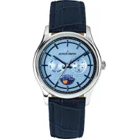 Jacques Lemans 1-2213F Herren-Armbanduhr Derby mit Mondphase Blau