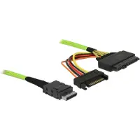 DeLOCK Kabel OCuLink PCIe SFF-8611 zu U.2 SFF-8639 0,5 m