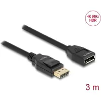 DeLOCK DisplayPort 1.2 Verlängerungskabel 4K 60 Hz 3 m