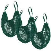 Fackelmann 3er-Set Nature Netz-Einkaufstaschen