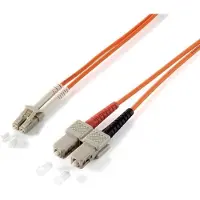 Equip LC/SC Fiber Optic Adapter Cable- OM1, 1.0m , 62.5/125μ