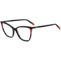 Missoni Damen MIS 0177 OIT Rahmen von BRILLEN Acetat Schwarz/Rot Quadratisch