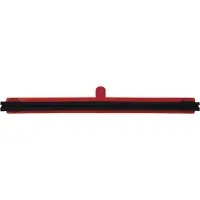 Vikan 7754-4 klassischer Bodenzieher 60 cm rot, fester Hals, schwarze Kassette