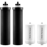 Vevor Wasserfilter-Ersatz Reinigungselemente Ersatzfilter, Schwerkraft-Wasserfiltersystem-Ersatz, kompatibel mit den meisten Marken