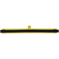 Vikan 7754-6 klassieke vloertrekker 60cm geel, vaste nek, zwarte cassette