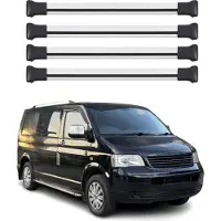 Omac Dachträger Grundtäger für VW Transporter T5 2003-2015 75kg Alu Silber 4 tlg