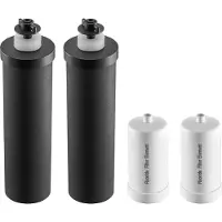 SUGIFT Wasserfilter-Ersatz Reinigungselemente Ersatzfilter, Schwerkraft-Wasserfiltersystem-Ersatz, kompatibel mit den meisten Marken