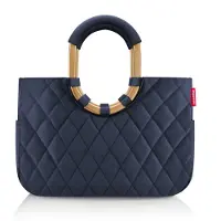 Reisenthel loopshopper M frame rhombus midnight gold
