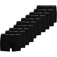 Jack & Jones JACK&JONES Herren Boxer Shorts, 10er Pack - JACHUEY TRUNKS PLUS, Baumwoll-Stretch
