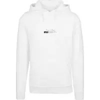 Mister tee weicher Herren Hoodie Kapuze 300 g/m² mit Baumwolle Weiß