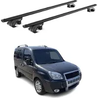 Aurilis Dachträger für Fiat Doblo Malibu / Doblo II 2000-2022 5 tür 90kg Alu ABE Schwarz