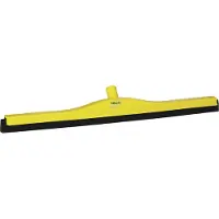 Vikan 7755-6 klassischer Bodenzieher 70 cm gelb, fester Hals, schwarze Kassette