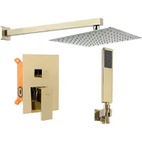 REA Duschgarnitur Fenix Gold + Box