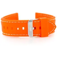 Pacific Gummigürtel für die U20 -Uhr - Orange 22 mm