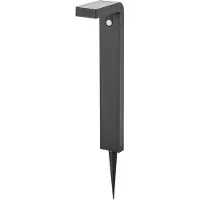 PRIOS LED-Solar-Wegeleuchte Aurino, schwarz, 75 cm, Sensor