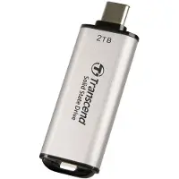 Transcend ESD300, 2 TB, USB Typ-C, 1050 MB/s, 10 Gbit/s, Silber