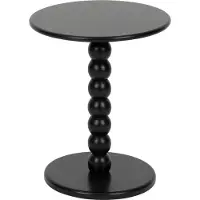 Atmosphera Créateur d'intérieur® Couchtisch chamlo schwarz d38cm - Atmosphera créateur d'intérieur