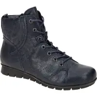 Think! Think MENSCHA Damen Stiefeletten - bequeme Stiefelette blau Freizeit NEU