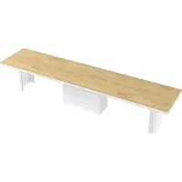 Designimpex Design Esstisch Tisch HE-444 XXL ausziehbar 160 bis 412 cm
