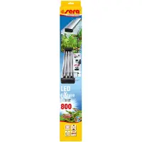 Sera LED-Aufsatzlampe für offene Aquarien, 800 mm, silber, verschiebbare Füße, für bis zu 3 LED X-Change Tubes, auch als Hängelampe