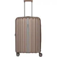 Travelite Paros 4W Trolley Cappuccino altrosa 65cm