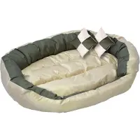 4myBaby GmbH Best For Pets Orthopädisches Hundebett 70x85cm mit Qualität Deluxe Greeny 5 Große Hundekissen Ortho-Medic VISCO Kissen