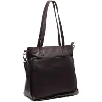 The Chesterfield Brand Schultertasche mit Laptopfach Mosel Shopper Brown dunkelbraun