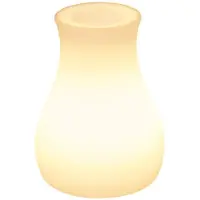 Welikera Nachtlicht Vasenlampe, 3 Farben einstellbar, USB wiederaufladbar