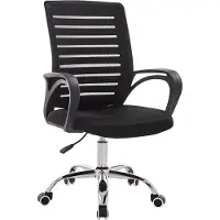 Welikera Bürostuhl Schreibtischstuhl Ergonomisch Wippfunktion Drehstuhl Chefsessel mit Mesh Netz Gaming Lordosenstütze Rückenlehne Chair Sitz Schwarz