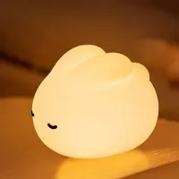 Welikera Nachtlicht Nachtlicht Baby Silikon,Touch LED Lampe,3000K,3 Dimmbar&Zeitschaltuhr