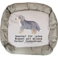 Mr. & Mrs. Panda Hundekissen Berner Sennenhund Moment - Grau Pastell - Geschenk, Dankeschön, Hund, Ostern, Muttertag, Geburtstag, Dürrbächler, Valentinstag