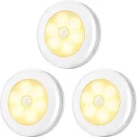 Novzep Nachtlicht mit Bewegungssensor, LED-Bewegungsmelder-Licht. Schaltet sich bei Bewegung ein,energieeffizient,perfekt für Flure, Treppen und Badezimmer.